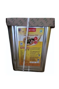 Nutrela Sunflower Refined Edible Oil Tin Pack-13KG